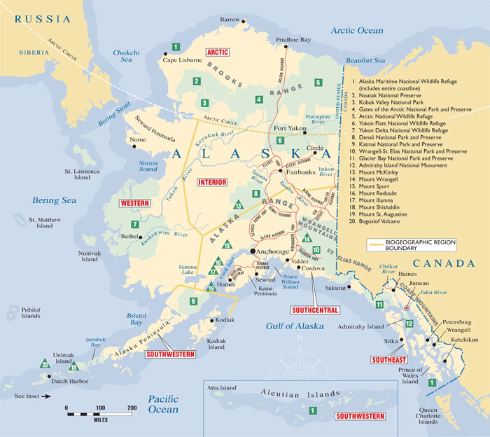 alaska map for kids